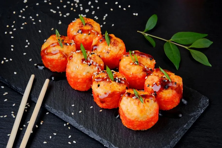 Креветка запечённая