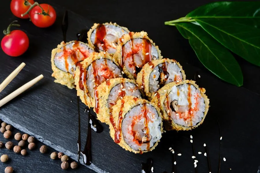 Угорь и Краб темпура