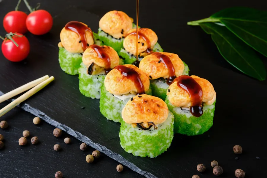 Мидии запечённые