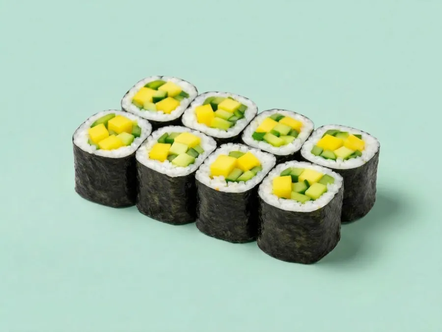 Ролл с манго и авокадо